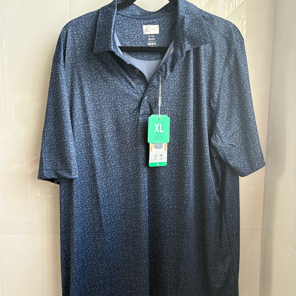Callaway Blue Polo Shirt Performance Style